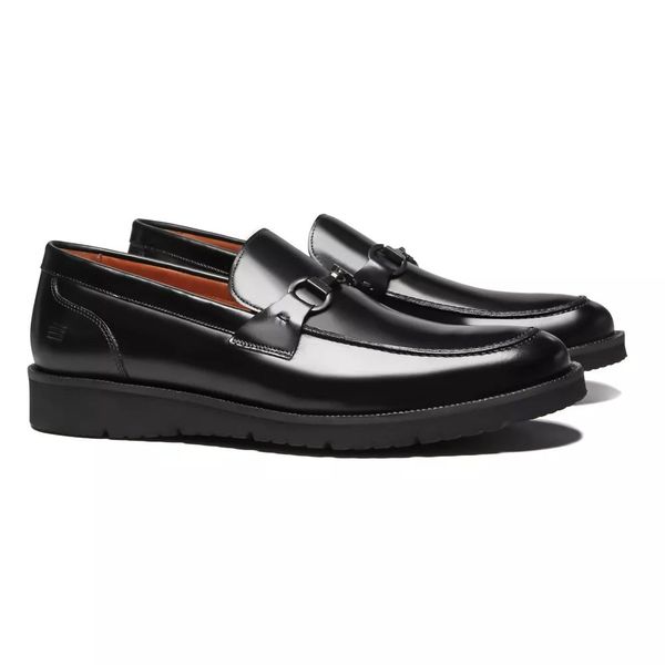 SAPATO LOAFER MASCULINO SOCIAL EM COURO PRETO - 02... - SERGIO`S