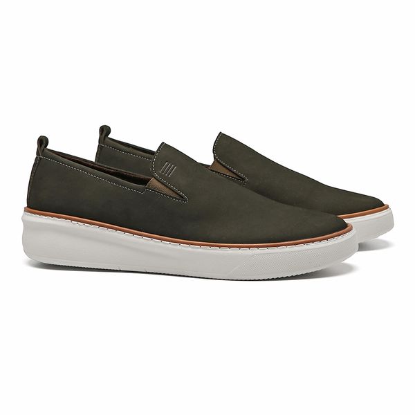 MOCASSIM MASCULINO CASUAL EM COURO CINZA - 0129 29... - SERGIO`S