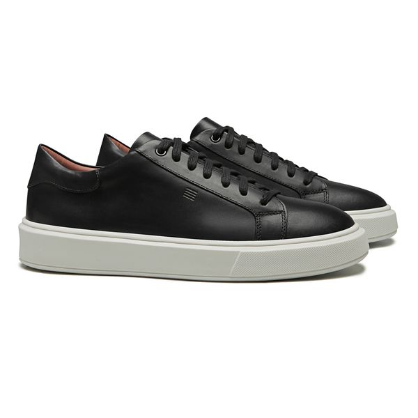 TÊNIS MASCULINO CASUAL EM COURO PRETO - 0054 8404 ... - SERGIO`S