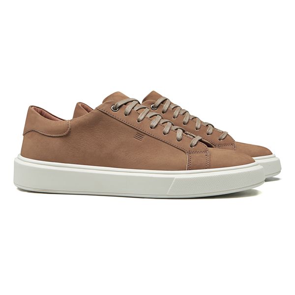 TÊNIS MASCULINO CASUAL EM COURO MARROM - 0054 8404... - SERGIO`S