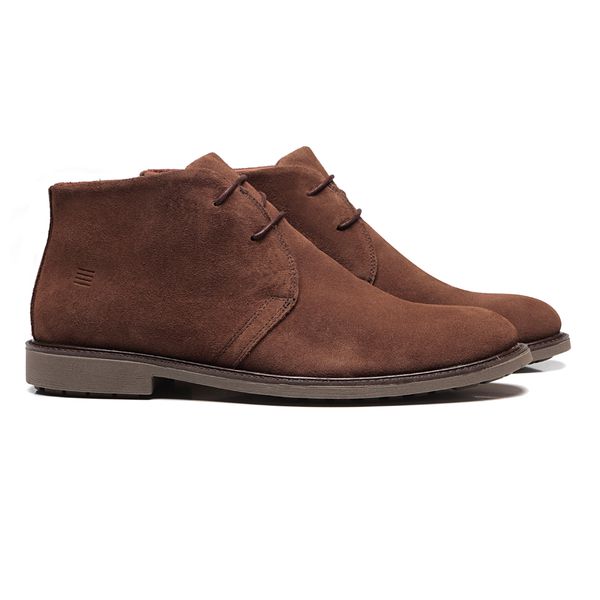 BOTA MASCULINA CASUAL EM COURO MARROM - 0129 2205 ... - SERGIO`S