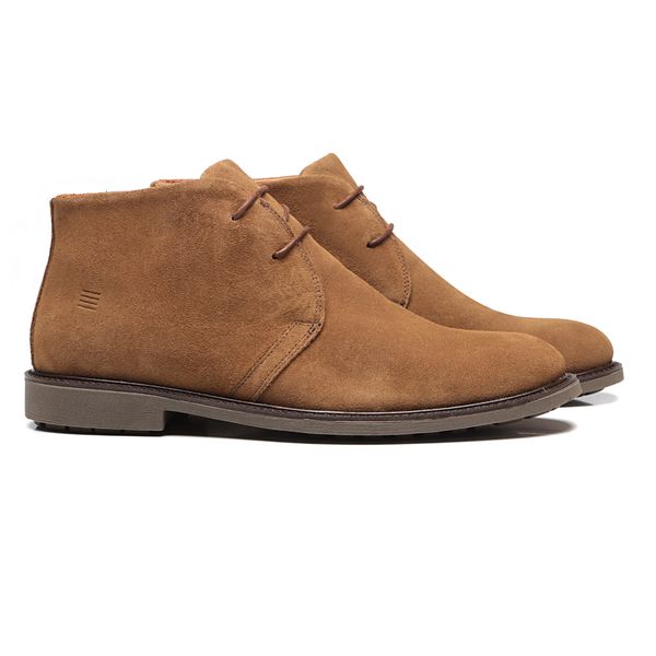 BOTA MASCULINA CASUAL EM COURO MARROM - 0129 2205 ... - SERGIO`S