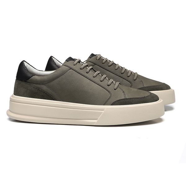 TÊNIS MASCULINO CASUAL EM COURO CINZA - 0037 71520... - SERGIO`S