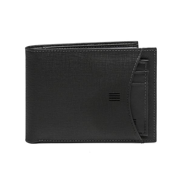 CARTEIRA MASCULINA EM COURO PRETA - 0196 10507 VIT... - SERGIO`S