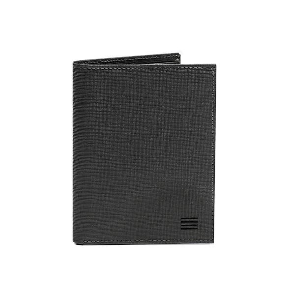 CARTEIRA MASCULINA EM COURO PRETO - 0196 10508 VIT... - SERGIO`S