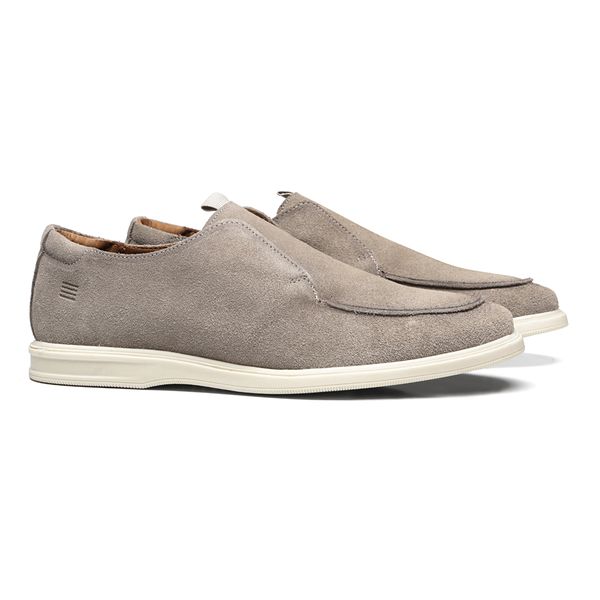 SAPATO MOCASSIM MASCULINO CASUAL EM COURO MARROM -... - SERGIO`S