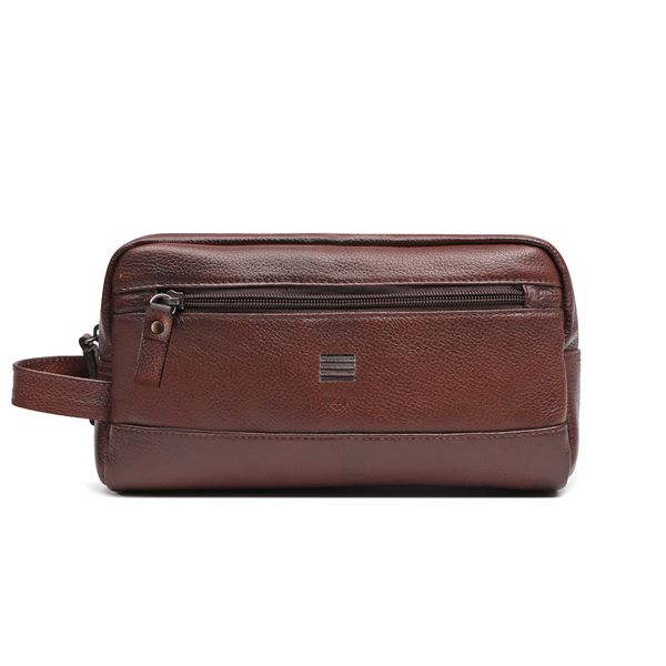 Necessaire Masculina Em Couro Marrom - 0039 SR31 F... - SERGIO`S