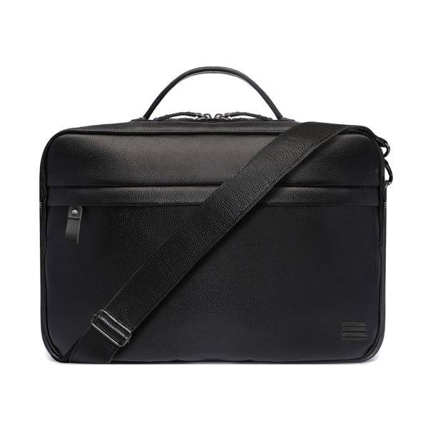 Pasta Porta Notebook Masculina Em Couro Preto - 00... - SERGIO`S