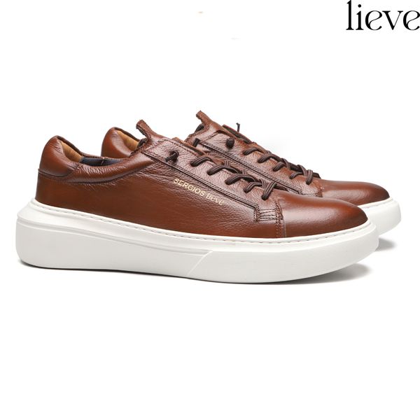 TÊNIS MASCULINO CASUAL EM COURO MARROM - 0029 983 ... - SERGIO`S