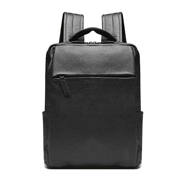 MOCHILA PORTA NOTEBOOK MASCULINA EM COURO PRETO - ... - SERGIO`S