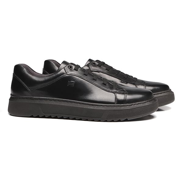 TÊNIS MASCULINO CASUAL EM COURO PRETO - 0029 2280 ... - SERGIO`S