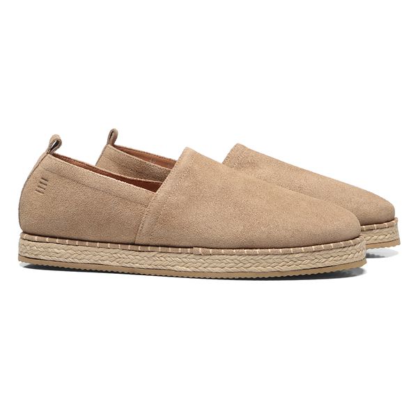SAPATO MASCULINO ESPADRILLE CASUAL EM COURO MARROM... - SERGIO`S