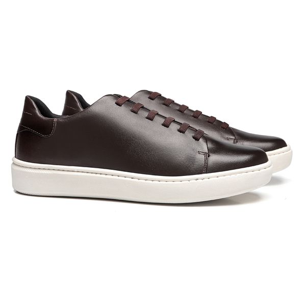 TÊNIS MASCULINO CASUAL EM COURO PRETO - 0129 2040... - SERGIO`S