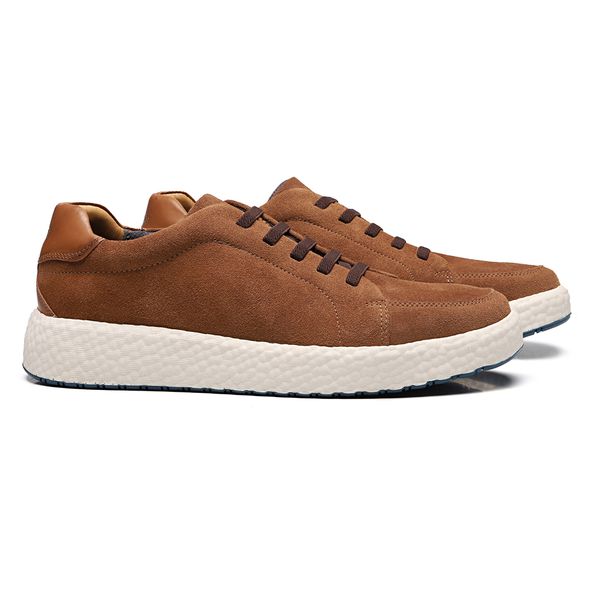 TÊNIS MASCULINO CASUAL EM COURO MARROM - 0029 336 ... - SERGIO`S