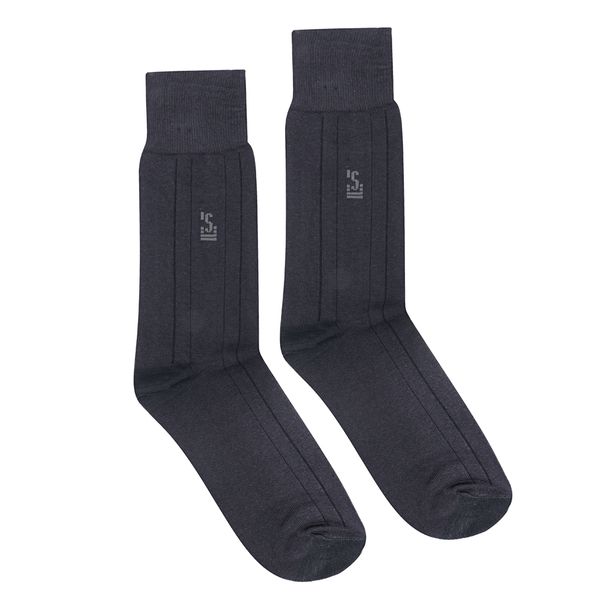 MEIA MASCULINA CINZA - 0070 6357 ALGODÃO/GRAFITE - SERGIO`S