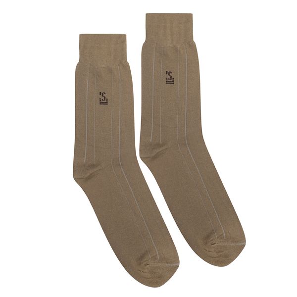 MEIA MASCULINA MARROM - 0070 6357 ALGODÃO/CASTOR - SERGIO`S
