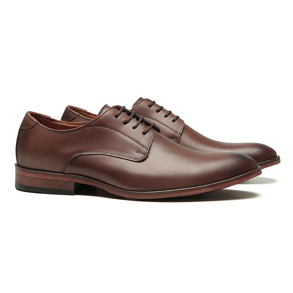 SAPATO DERBY MASCULINO SOCIAL EM COURO MARROM - 00... - SERGIO`S