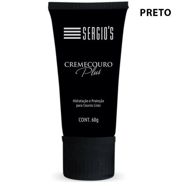 CREME DE HIDRATAÇÃO E PROTEÇÃO PRETO PARA COURO -... - SERGIO`S