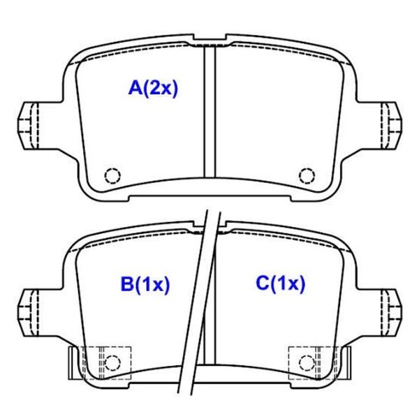 Pastilha Freio Traseiro GM Cruze LTZ 1.4 2017/ 