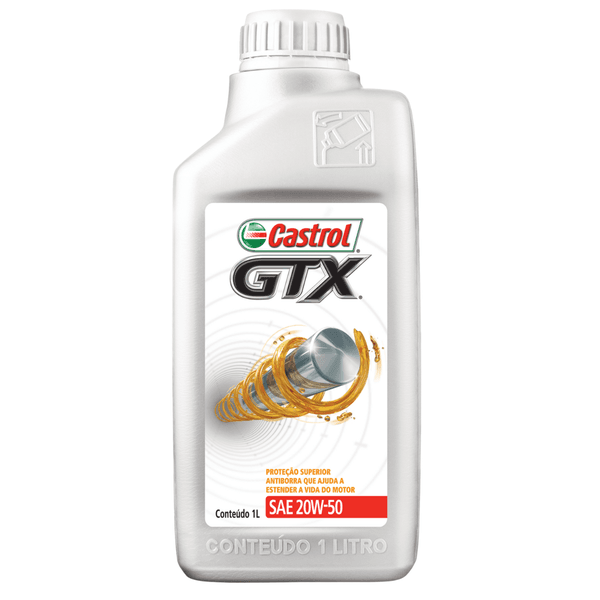 Oleo Motor 20w50 Castrol GTX API SL Mineral 20W-50