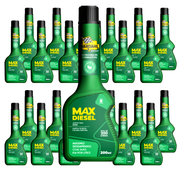 Kit 24 Aditivos Combustível Bardahl Max Diesel 200ml Limpa Bico