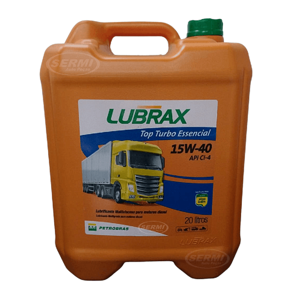 Óleo Motor Diesel 15w40 Lubrax Top Turbo Essencial Balde 20Lts