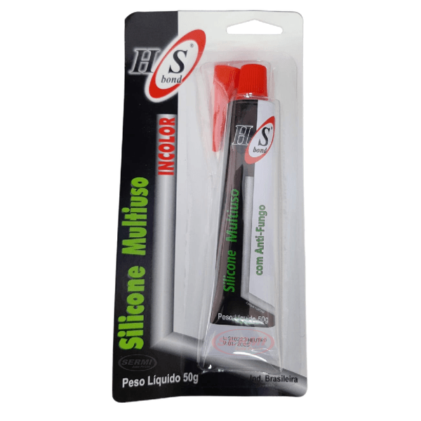 Cola Silicone Incolor Multiuso 50g