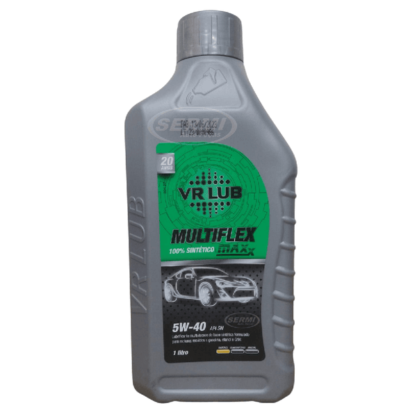 Óleo Motor 5W40 Sintetico VR Lub Miltiflex Maxx API SN