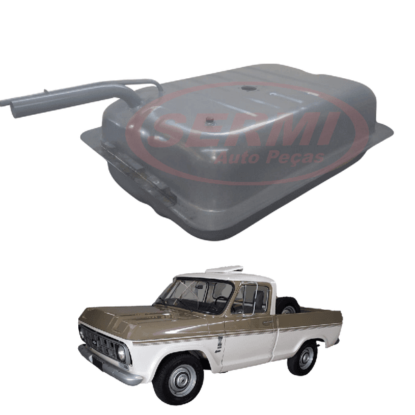 Tanque Combustível GM A10 C10 D10 Até 1984 Galvanizado Bepo C501A 65lts