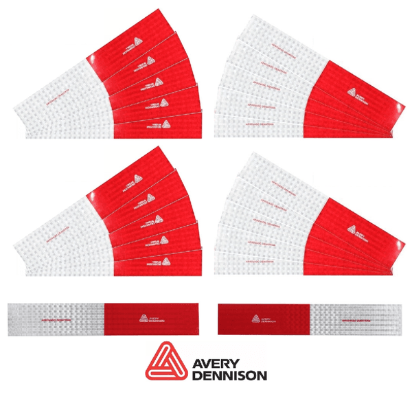 Kit 100 Faixas Refletiva 50 x 305mm Avery Dennison