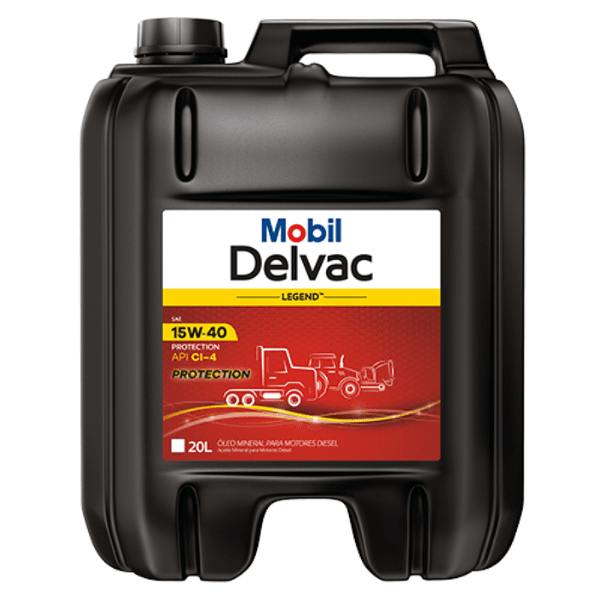 Óleo Motor Diesel Mobil Delvac Protection 15W40 CI-4 Mineral Balde 20 Litros Caminhão