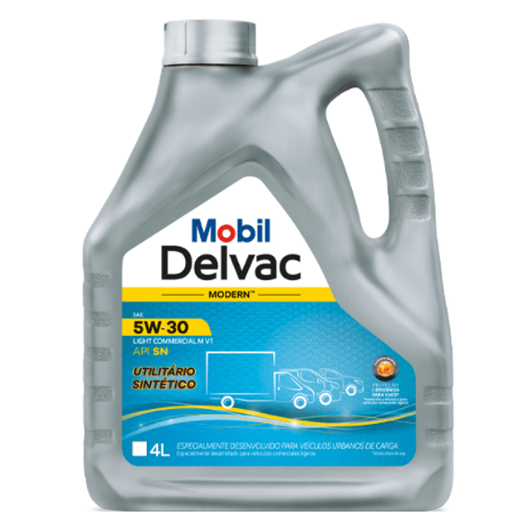 Óleo Motor Diesel Utilitário 5w30 Sintético Mobil API SN VUC 4Litro c/ filtro de partículas DFP