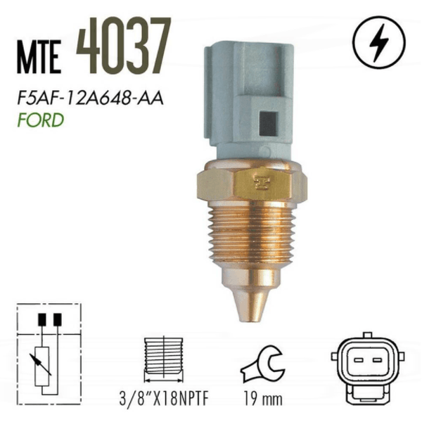 Sensor Temperatura Inj Fiesta, Ka Endura Escort 1.8 16v MTE 4037