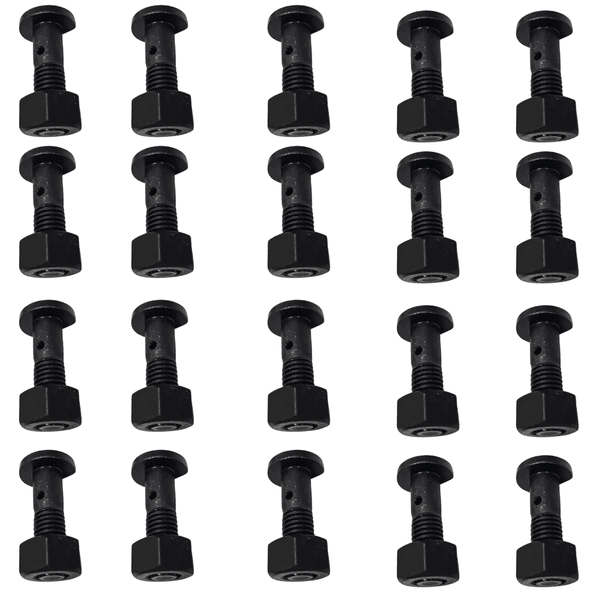KIT 20 PARAFUSO RODA RAIADA TRAS CAM FORD CHEVROLET D70 DODGE