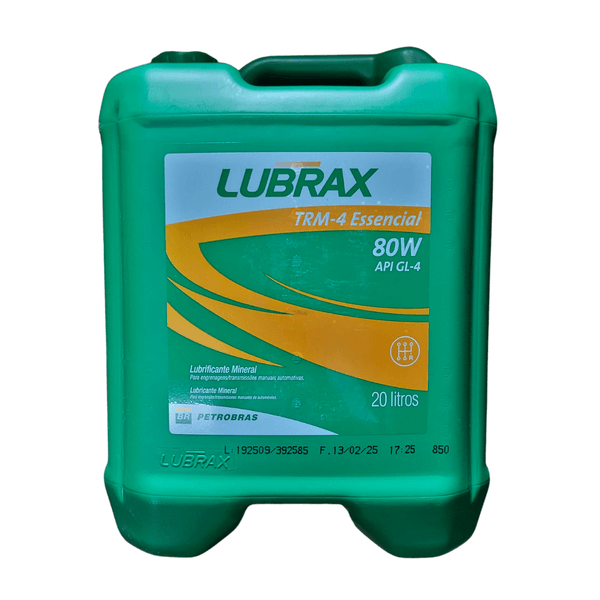 Oleo 80w API GL4 Câmbio Diferencial lubrax TRM 4 Balde 20 Litros
