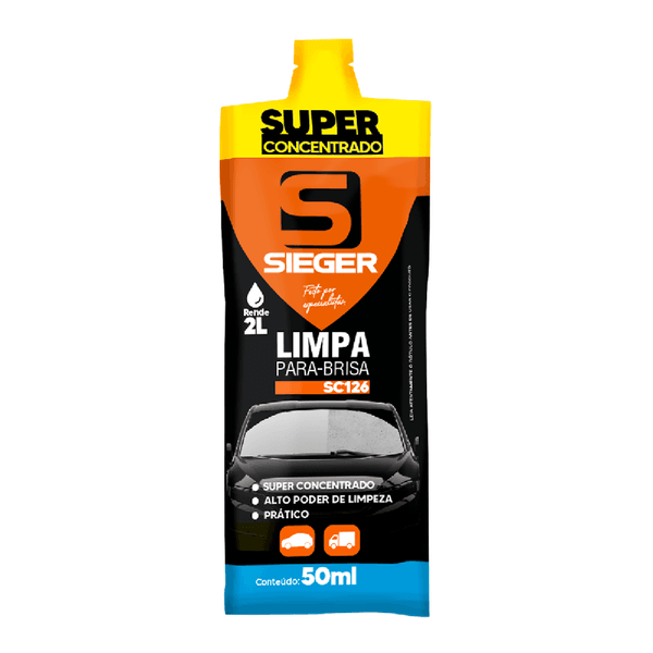 Limpa Para-Brisa Super Concentrado Sachê SC126 50ml