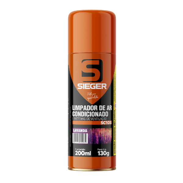 Limpa Ar Condicionado Higienizador Sieger Lavanda 200ml