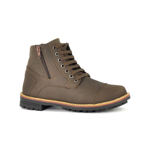 Bota Masculina em Couro Nobuck