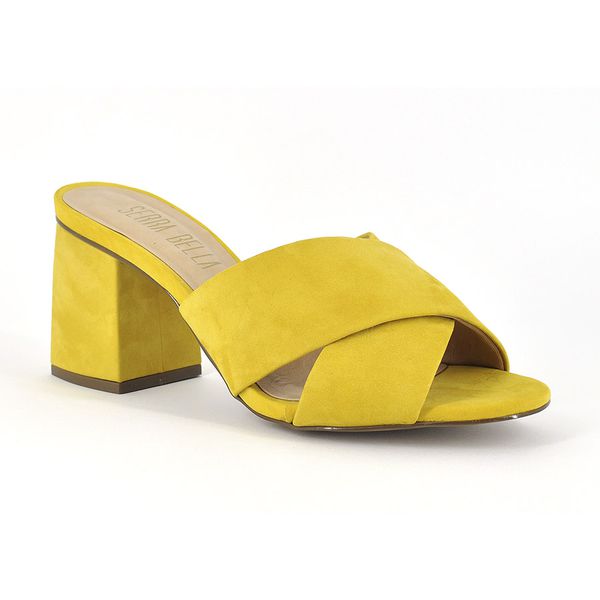 Mule Nobuck Amarelo