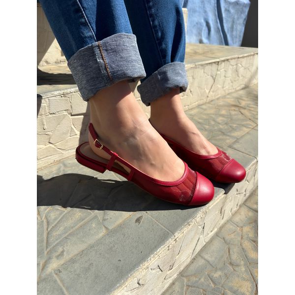 SAPATILHA LEONOR VERMELHO