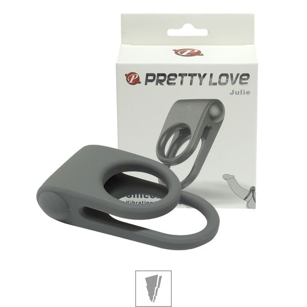 *Anel Peniano Com Vibro e Alça Escrotal Julie SI (1455-17053) - Padrão