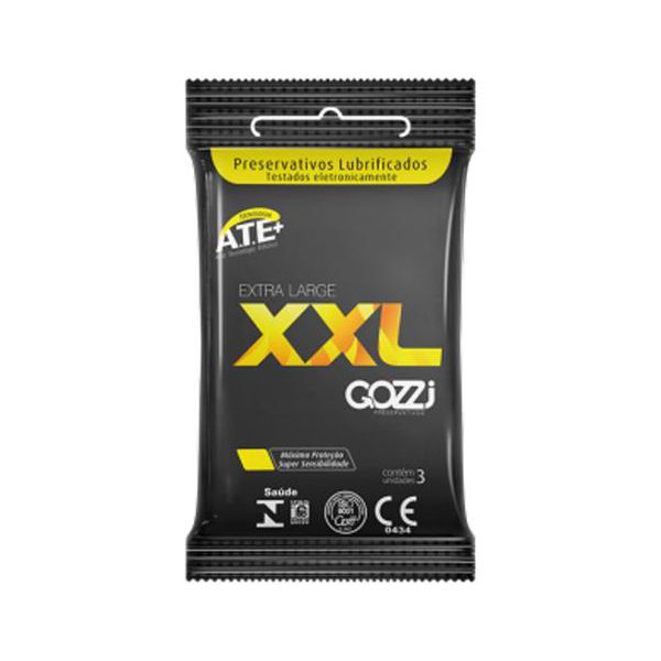 *-Preservativo Gozzi XXL 3un Validade 02/22 (17567) - Padrão
