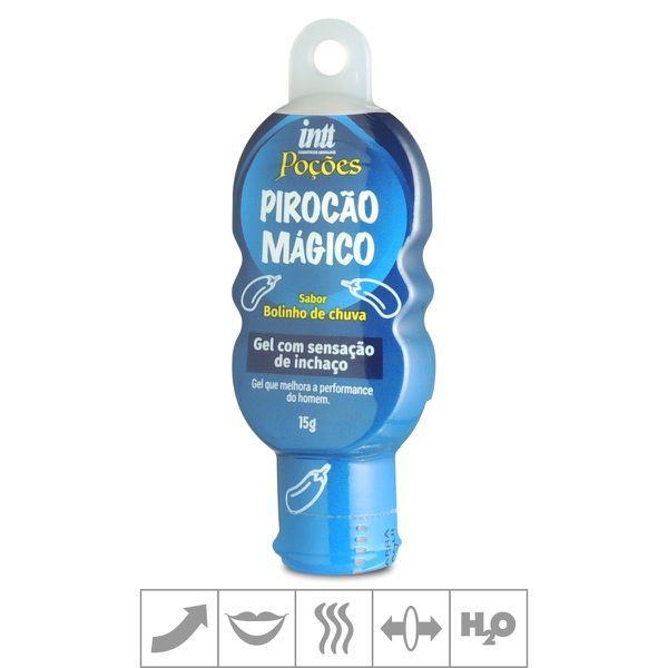 Excitante Masculino Beijável Pirocão Mágico 15g (17574) - Bolinho de Chuva