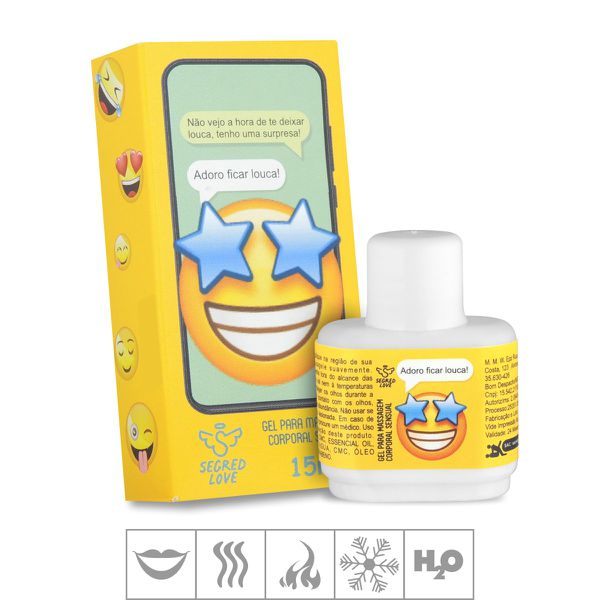 *PROMO - Gel Beijável Adoro Ficar Louca! 15ml Validade 03/25 (17579) - Abacaxi