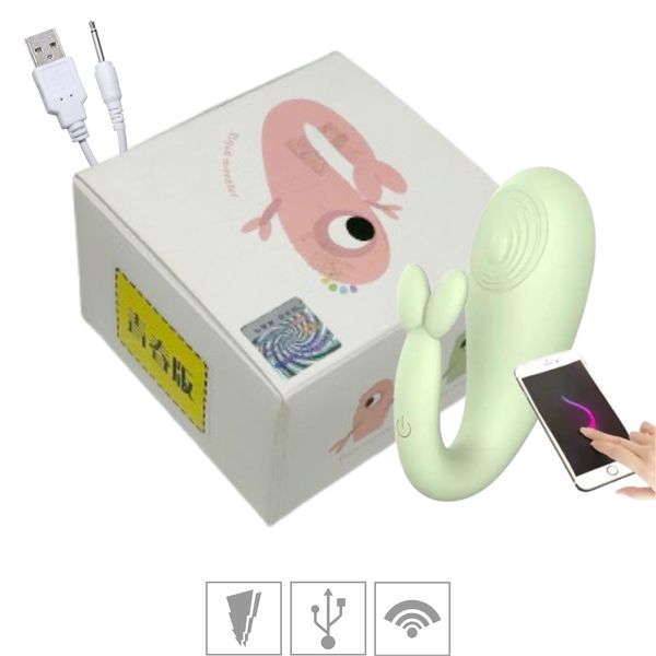 Vibrador Recarregável Eyed Monster (17842) - Verde