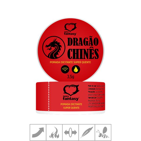 *Excitante Unissex Dragão Chinês Pomada 3,5g (204420-14885) - Padrão
