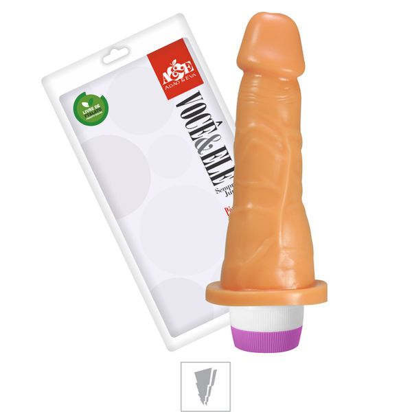 Prótese 14x15cm Com Vibro (ADAO16) - Bege