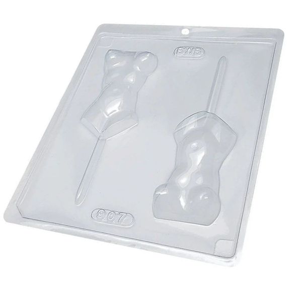 Forma Acetato Formato Meio Corpo Feminino (BW907) - Transparente