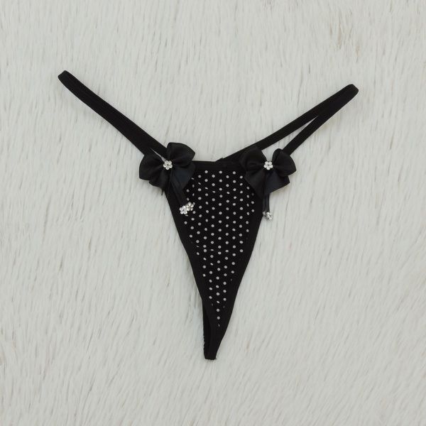 *Calcinha Pua (CF622) - Preto c/ Branco