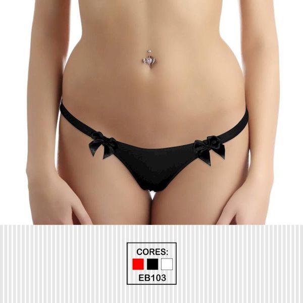 *Calcinha Exibida - (EB103) - Preto